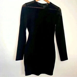 Privy Little Black Dress Size M w/mesh inserts EUC